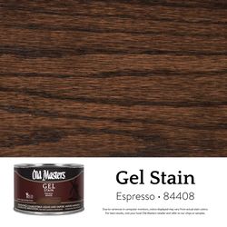 Old Masters Semi-Transparent Espresso Oil-Based Alkyd Gel Stain 1 pt