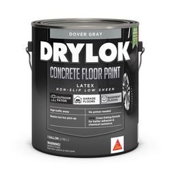 Drylok Flat Dover Gray Latex-Based Latex Concrete Floor Paint 1 gal