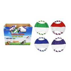 Diamond Visions For Dog Assorted Nylon Rope Disc Dog Toy 2 pk