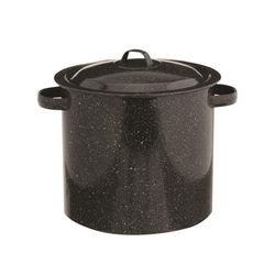 Granite Ware Steel Stock Pot 12 qt Black