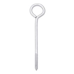 Hampton 3/8 in. X 8 in. L Zinc-Plated Steel Lag Thread Eyebolt