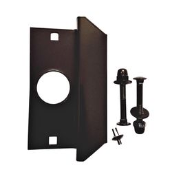 Tuff Strike Storefront 6.5 in. H X 3.5 in. L Oil Rubbed Bronze Black Steel Latch Guard