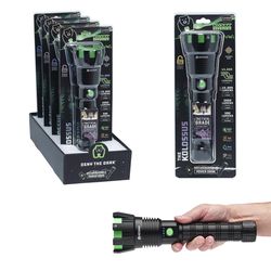 Kodiak Black LED Rechargeable Tactical Flashlight