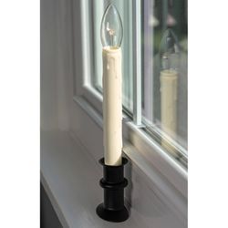 Celestial Lights Black Onyx No Scent Dual Intensity REMOTE HUGGER Battery Operated 2pk Candle 6.2 oz