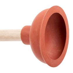 PlumbCraft Plunger 9 in. L X 4 in. D