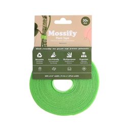 Mossify Re-usable Hook and Loop Enclosure 30 ft. W X 0.5 in. D Green Multiple Plant Tie Tape
