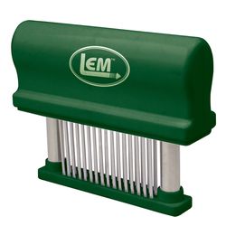 LEM Green Stainless Steel Hand Held Meat Tenderizer