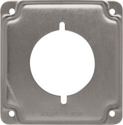 Raco Square Steel 4 in. H X 4 in. W Box Cover