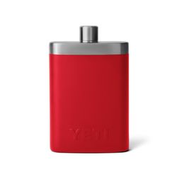 YETI 7 oz Rescue Red Stainless Steel Flask