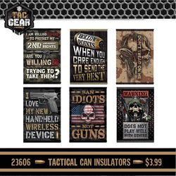 Tac Gear Novelty 1 each assorted BPA Free Bottle Insulator