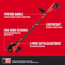 CRAFTSMAN V20 CMCED400D1 1.75 in. Battery Edger Kit (Battery & Charger)