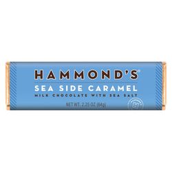 Hammond's Candies Sea Side Caramel Milk Chocolate Candy Bar 2.25 oz