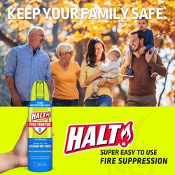 Halt Lithium-Ion 10 oz Fire Extinguisher For Home/Workshops