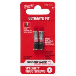 Milwaukee 1 in. L Alloy Steel Driver Bit Hex Shank 1 pk
