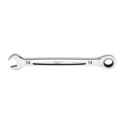 Milwaukee 14 mm X 14 mm 12 Point Metric Combination Wrench 10.14 in. L 1 pc