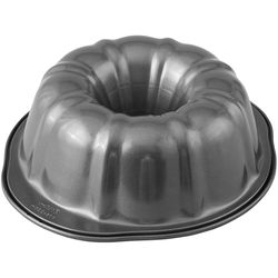 Wilton Premium 9-1/4 in. W X 9-1/4 in. L Fluted Tube Pan Gray 1 pk