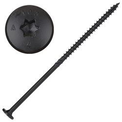 Screw Products, Inc. NOVA #18 in. X 8 in. L Star Black Steel Lag Screw 50 pk