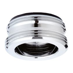 Ace Male Thread 55/64 in.-27M x 13/16 in.-27M Chrome Aerator Adapter