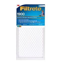Filtrete 16 in. W X 25 in. H X 1 in. Polypropylene 1900 MPR Pleated Allergen Air Filter 1 pk