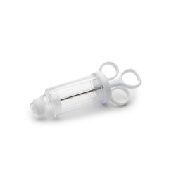 Fox Run Clear/Silver/White Stainless Steel Icing Syringe