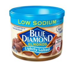 Blue Diamond Lightly Salted Almonds 6 oz Can