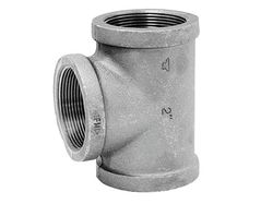 Anvil 2 in. FPT X 2 in. D FPT Black Malleable Iron Reducing Tee