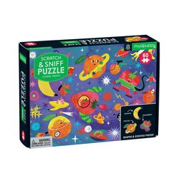 Mudpuppy Scratch and Sniff Puzzle Multicolored 60 pc