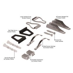 M-D Building Products Charcoal Aluminum Screen Frame Accessories 12 pk