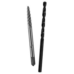Century Drill & Tool #2 X 7/64 in. D High Speed Steel Spiral Screw Extractor and Drill Bit Set 1 pc