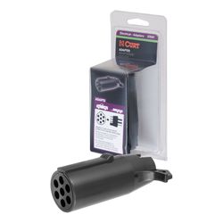 CURT 7 Round to 4 Flat Trailer Adapter 4 in.