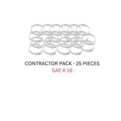 Power Sentry Green Life Distribution 3/8 in to 5/8 in. SAE 16 Hose Clamp Stainless Steel Band