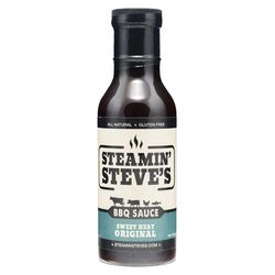 Steamin' Steve's Sweet Heat Original BBQ Sauce 12 oz