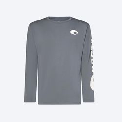Costa M Long Sleeve Men's Crew Neck Shark Technical Crew Tee Shirt