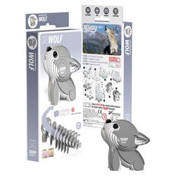 Safari Ltd. Eugy Wolf 3D Puzzle Gray