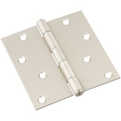 National Hardware 4 in. L Satin Nickel Door Hinge 1 pk