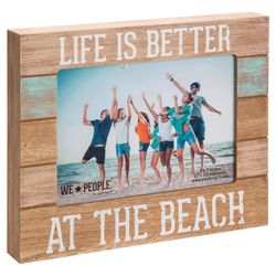 Pavilion We People Natural Brown/White MDF Picture Frame 5 x 7 in.