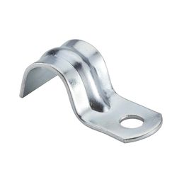 Halex 3/8 in. D Steel 1 Hole Strap 10 pk