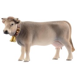 Schleich Farm World Braunvieh Cow Toy Brown