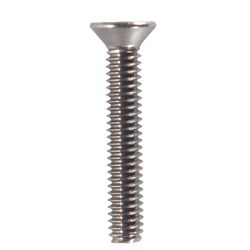 HILLMAN No. 8-32 Ga. X 1 in. L Phillips Flat Head Stainless Steel Machine Screws 100 pk