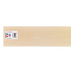 Midwest Products 1/16 in. X 4 in. W X 2 ft. L Basswood Sheet #2/BTR Premium Grade