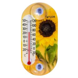 Taylor Tube Thermometer Plastic Multicolored 4 in.