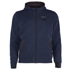 Milwaukee M12 L Long Sleeve Men's Full-Zip Heated Hoodie Blue