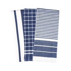 Mrs. Andersons Baking Blue Cotton Kitchen Towel