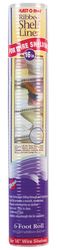 Warp's Plast-O-Mat 6 ft. L X 15-1/2 in. W Clear Non Adhesive Ribbed Shelf Liner