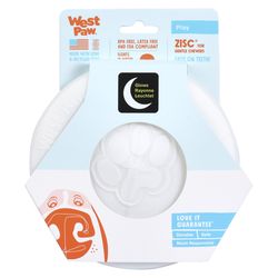 West Paw Zogoflex For Dog White Plastic Zisc Disc Frisbee Small 1 pk