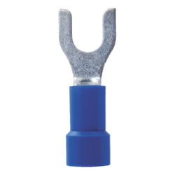 Jandorf 16-14 Ga. Insulated Wire Spade Terminal Blue 5 pk