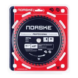 Norske 7-1/4 in. D X 5/8 in. Carbide Tipped Metal Saw Blade 48 teeth 1 pk