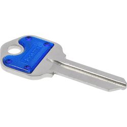 HILLMAN Traditional Key House/Office Key Blank 66 Single For Kwikset Locks Blue/Silver
