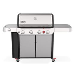 Weber Genesis S-435 LP Grill Bundle: Grill, Cover, Baking Stone, Griddle, Rotisserie