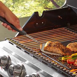 Mr. Bar-B-Q Stainless Steel Black/Silver Grill Tool Set 2 pc